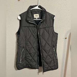 YMI Women's Quilted Black Vest